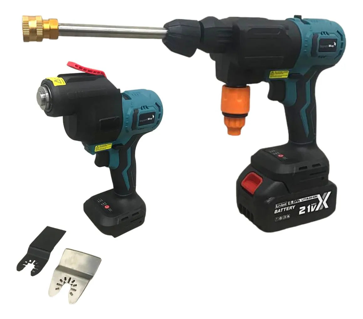 Furadeira A Bateria Multifuncional 9 Em 1 Importway 21v