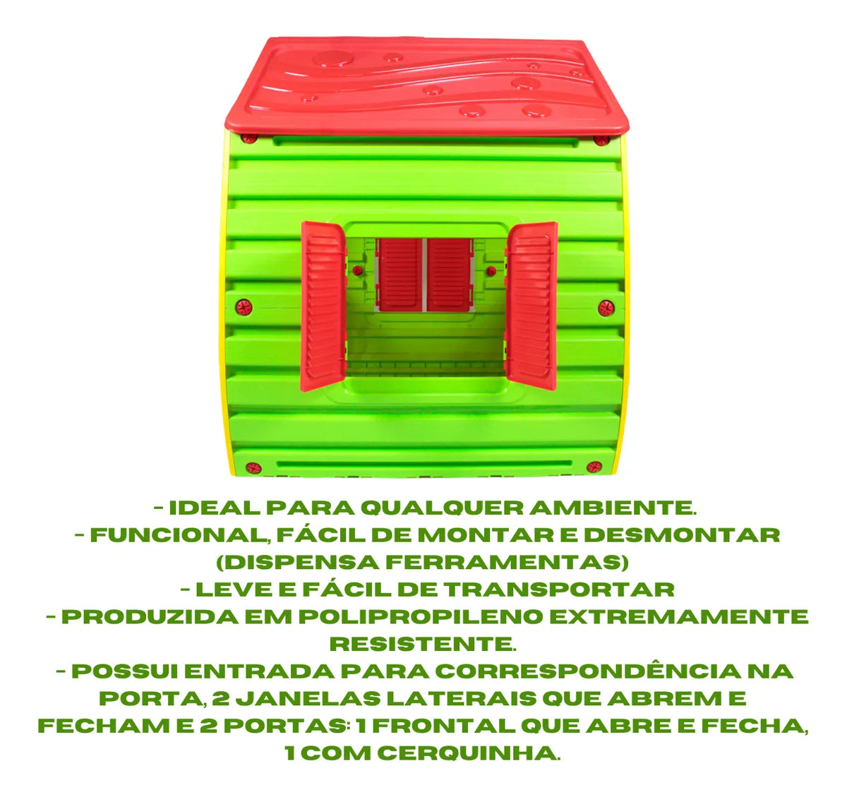Casinha De Brinquedo Infantil Magical Color Belfix