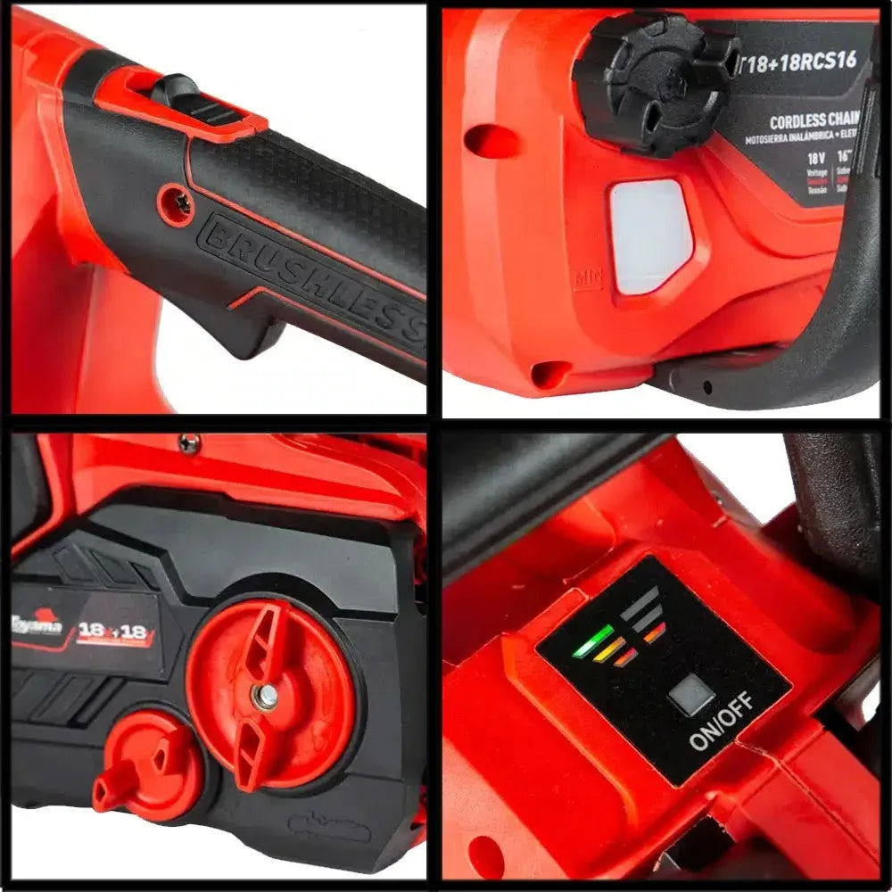 Motosserra Elétrica Brushless Sabre 40cm Toyama Cor Vermelho