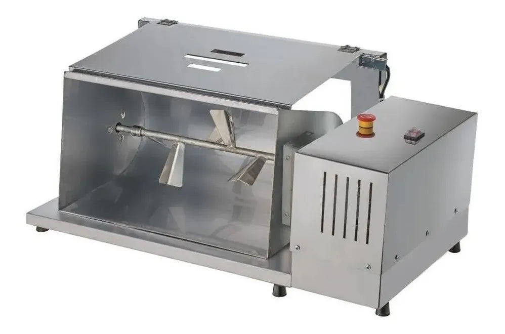 Misturador De Carne Elétrico Industrial Malta Aço Inox 25kg
