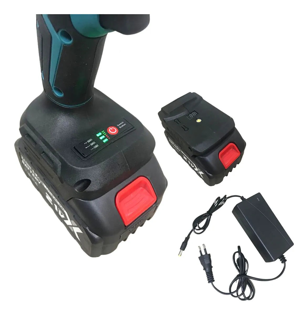 Furadeira A Bateria Multifuncional 9 Em 1 Importway 21v