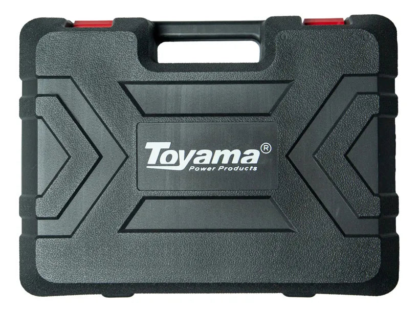 Cortadora Galhos Mini Motosserra Portátil Sem Fio Toyama Cor Vermelho Com Preto