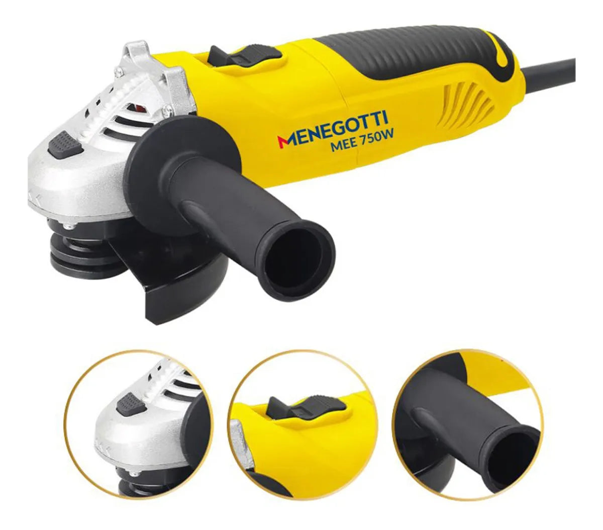 Esmerilhadeira Angular 4.1/2 750w 11.000 Rpm Mee- Menegotti 110V