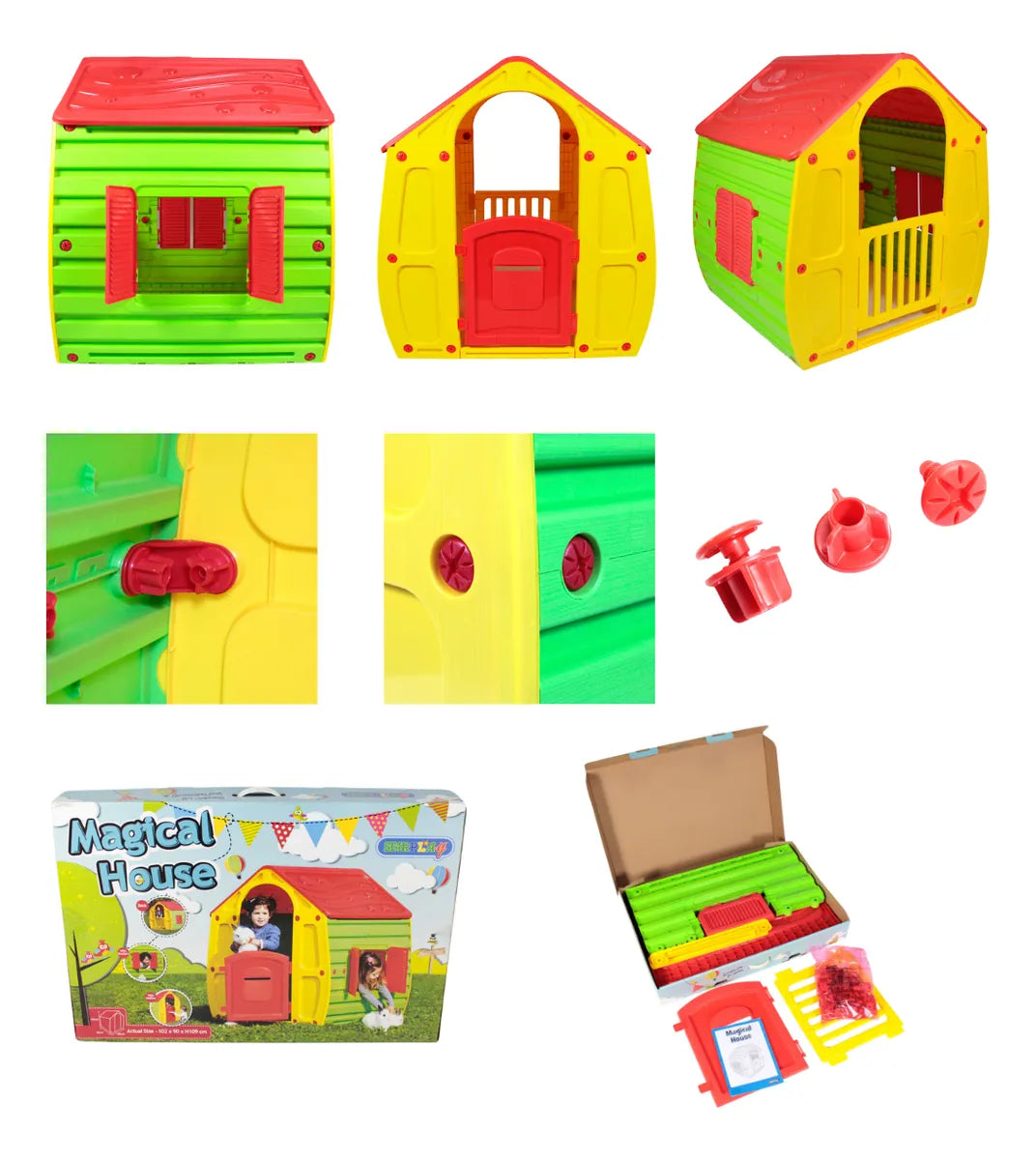 Casinha De Brinquedo Infantil Magical Color Belfix