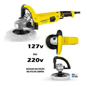 Politriz De Mão Profisssional Mpe 1200w Menegotti 127v/220v