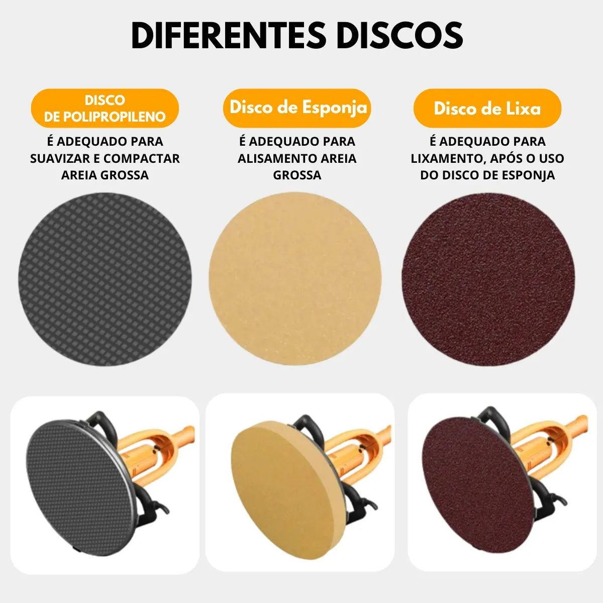Lixadeira Desempenadeira Elétrica Com Motor Para Reboco