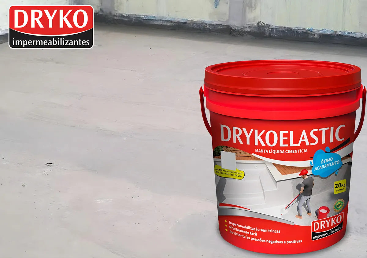 Cimento Elástico Impermeabilizante Caixa De Água 20kg Drykoelastic