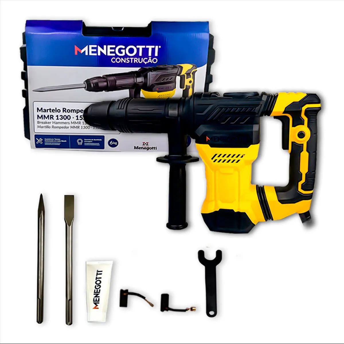 Martelete Rompedor 1300w Mmr1300 Menegotti
