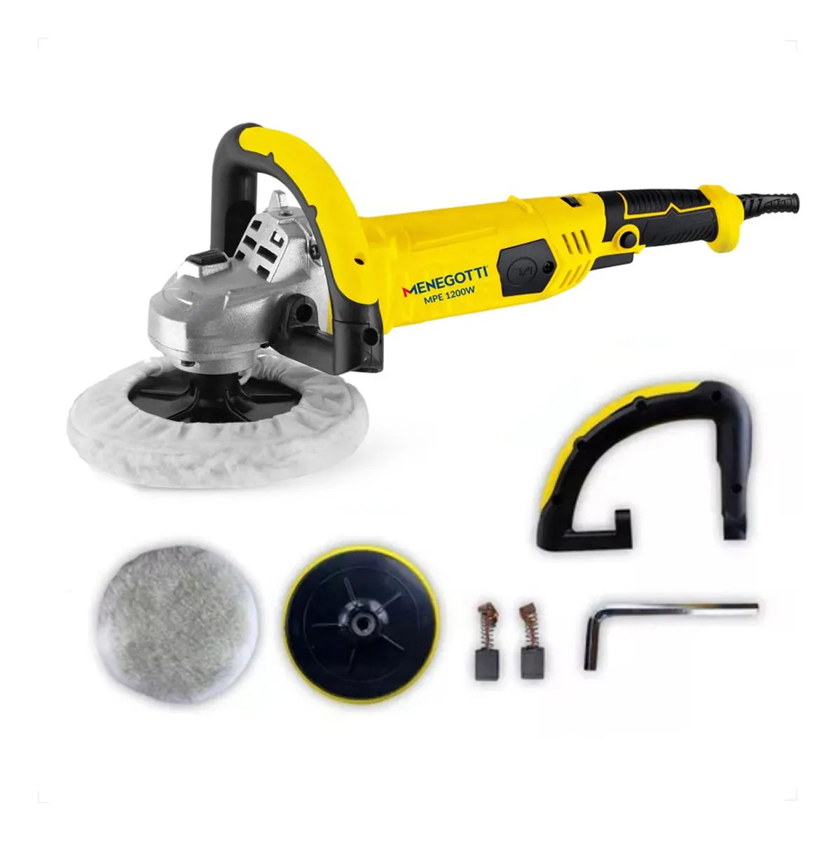 Politriz De Mão Profisssional Mpe 1200w Menegotti 127v/220v